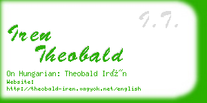 iren theobald business card